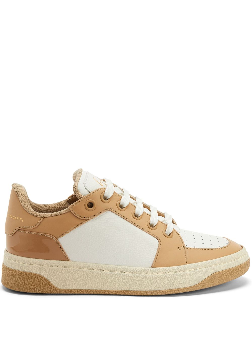 Giuseppe Zanotti GZ94 皮质运动鞋 - 白色