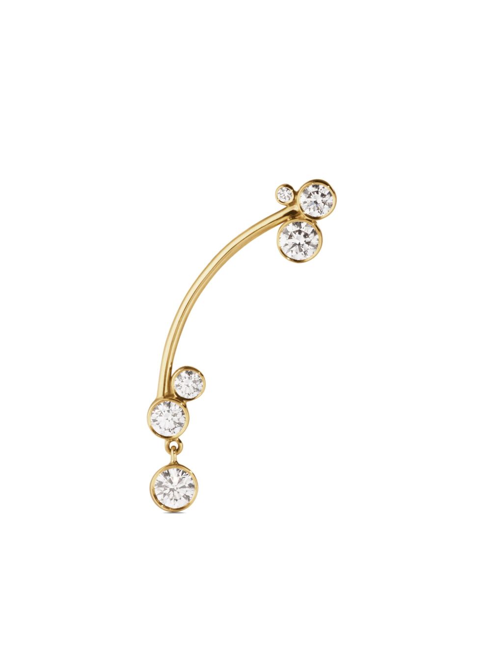 Sophie Bille Brahe 18K黄金 Stella 钻石耳环 - 黄色