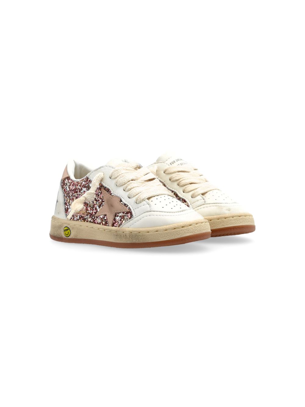 Golden Goose Kids Ball Star 运动鞋 - 粉色