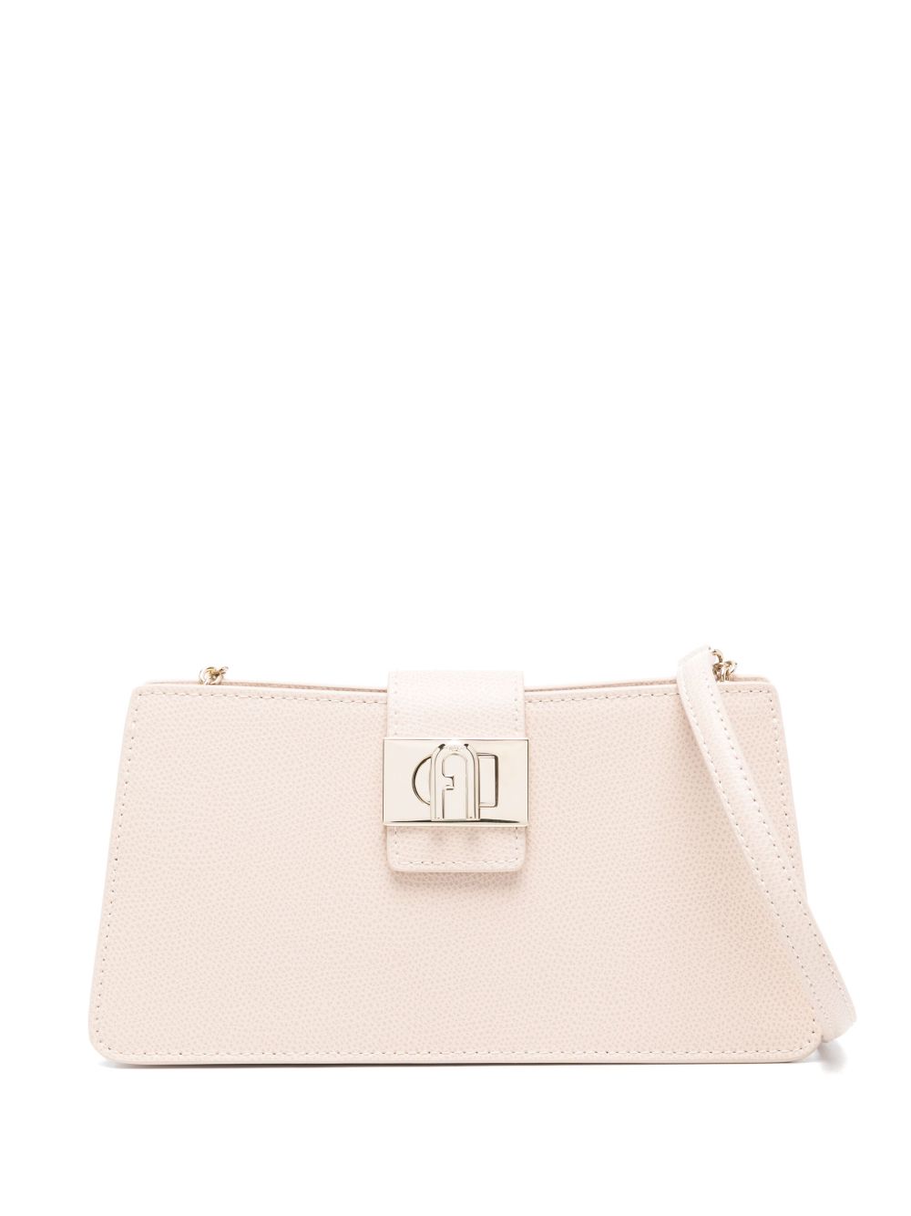 Furla logo标牌斜挎包 - 中性色