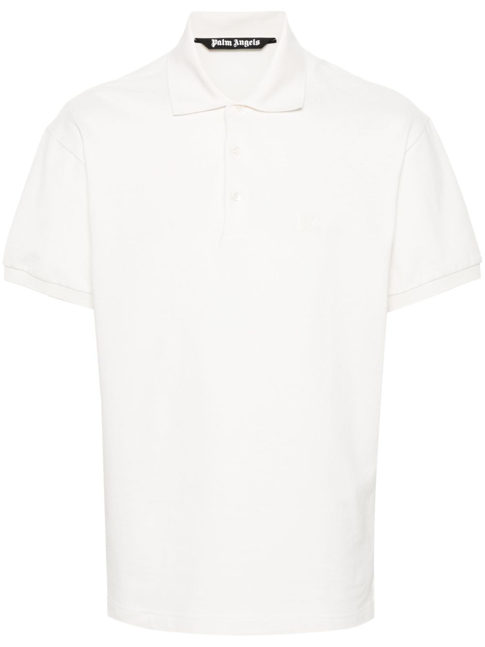 Palm Angels logo刺绣polo衫 - 中性色