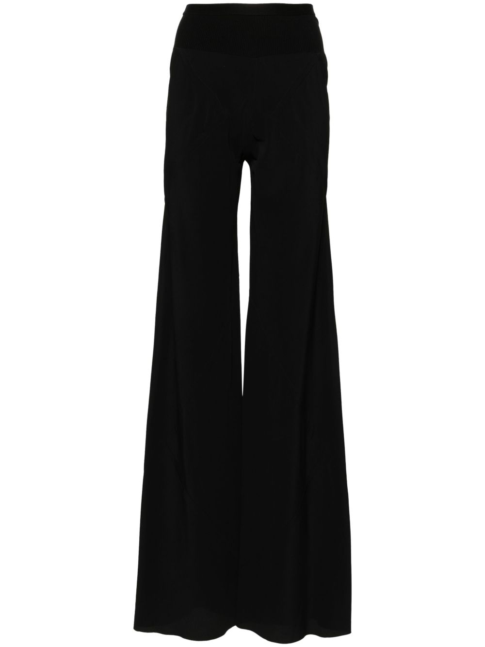 Rick Owens Bias 喇叭裤 - 黑色
