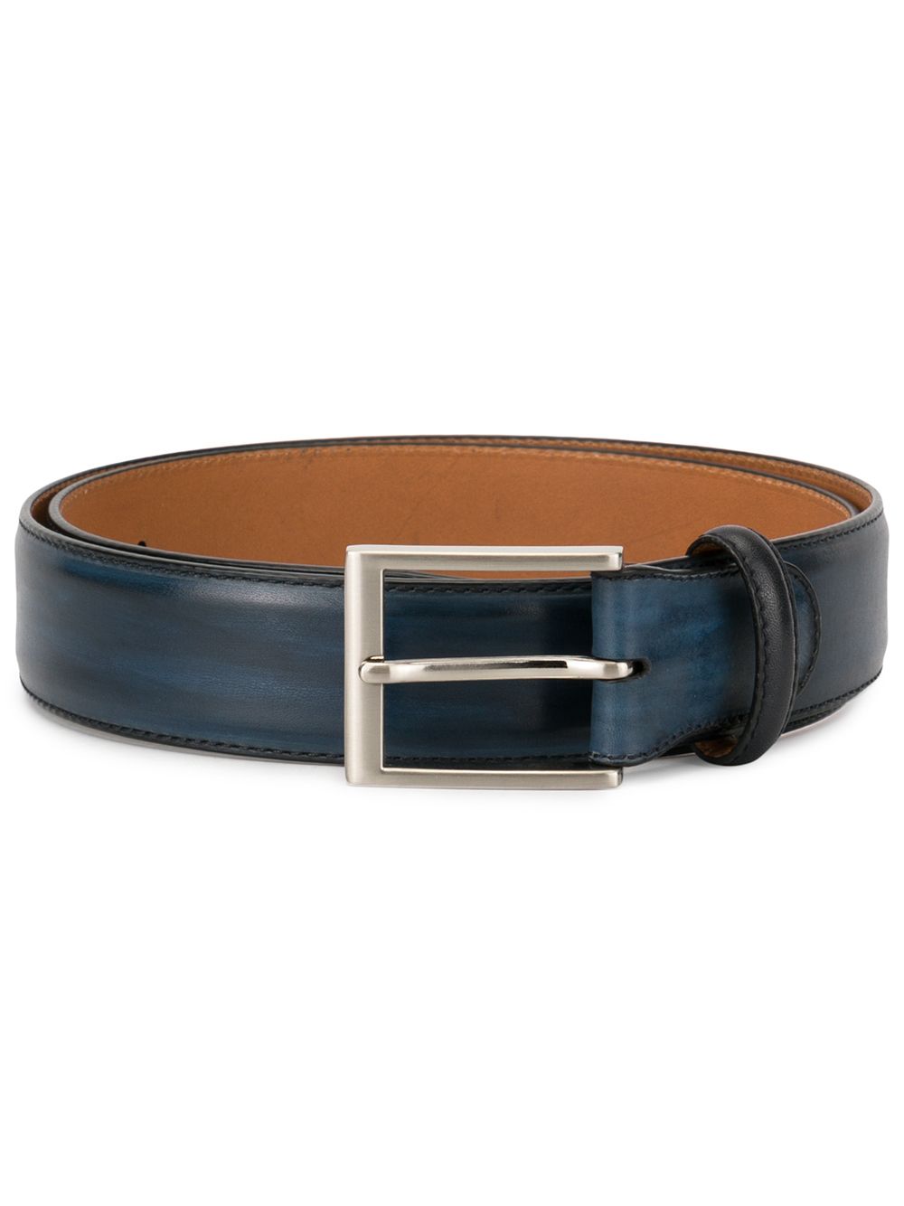 Magnanni 拉绒效果腰带 - 蓝色