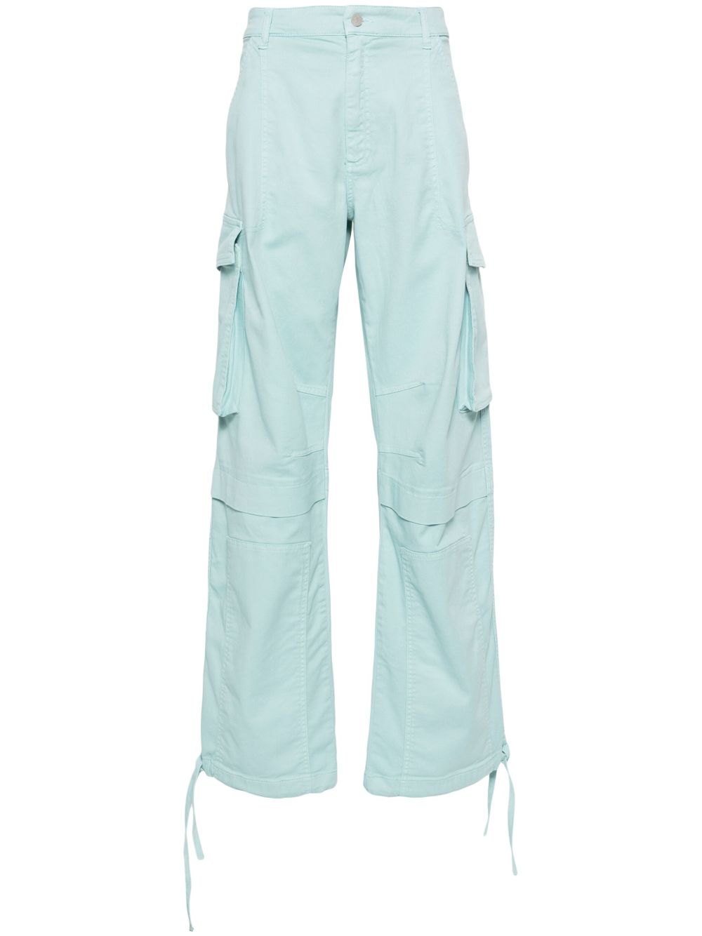 MOSCHINO JEANS 阔腿工装长裤 - 蓝色