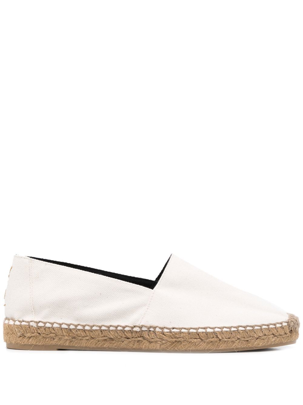 Saint Laurent Perseo 平底草编鞋 - 中性色