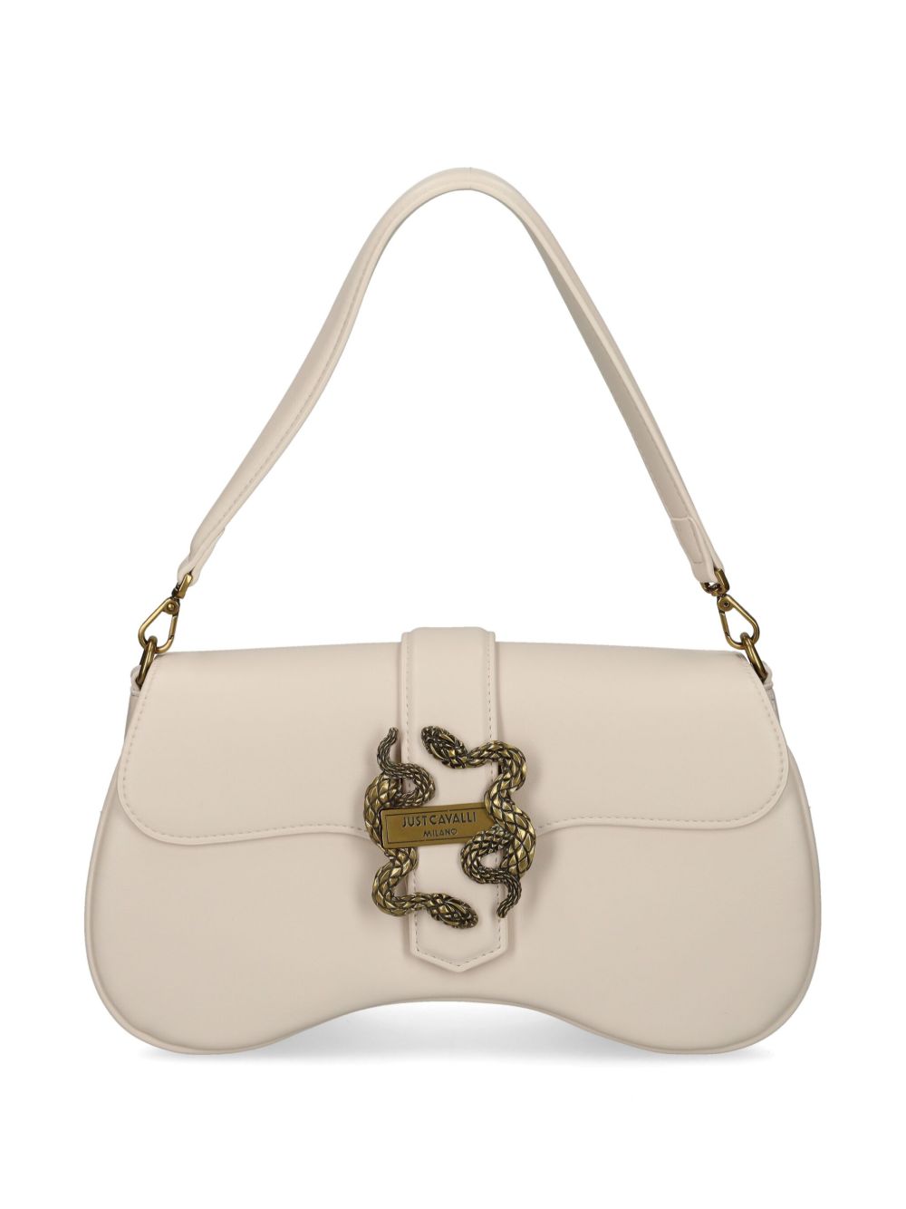 Just Cavalli logo标牌单肩包 - 中性色