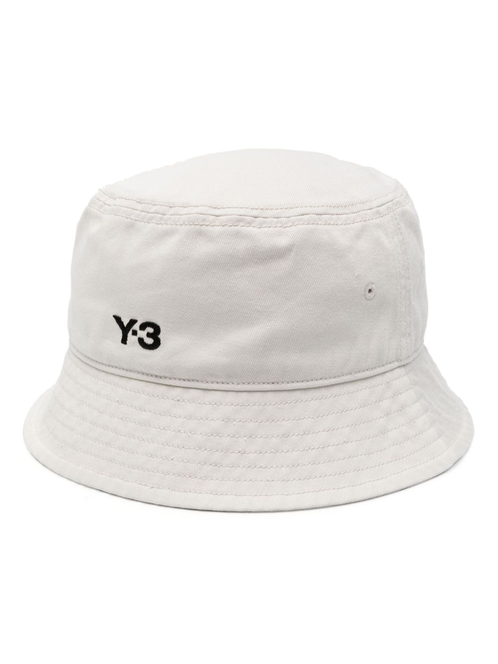 Y-3 logo刺绣渔夫帽 - 中性色