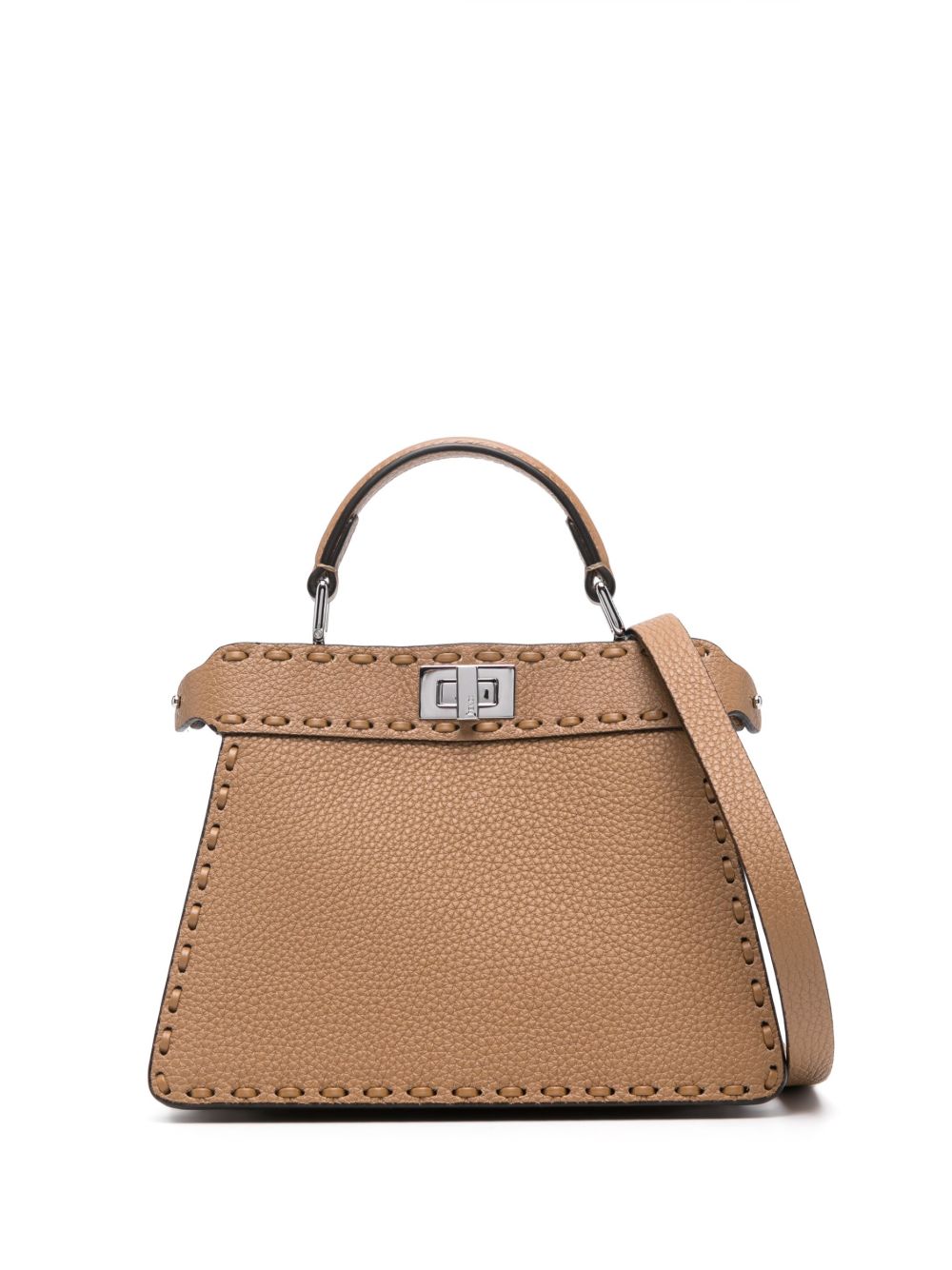 FENDI Petite Peekaboo ISeeU 迷你包 - 褐色