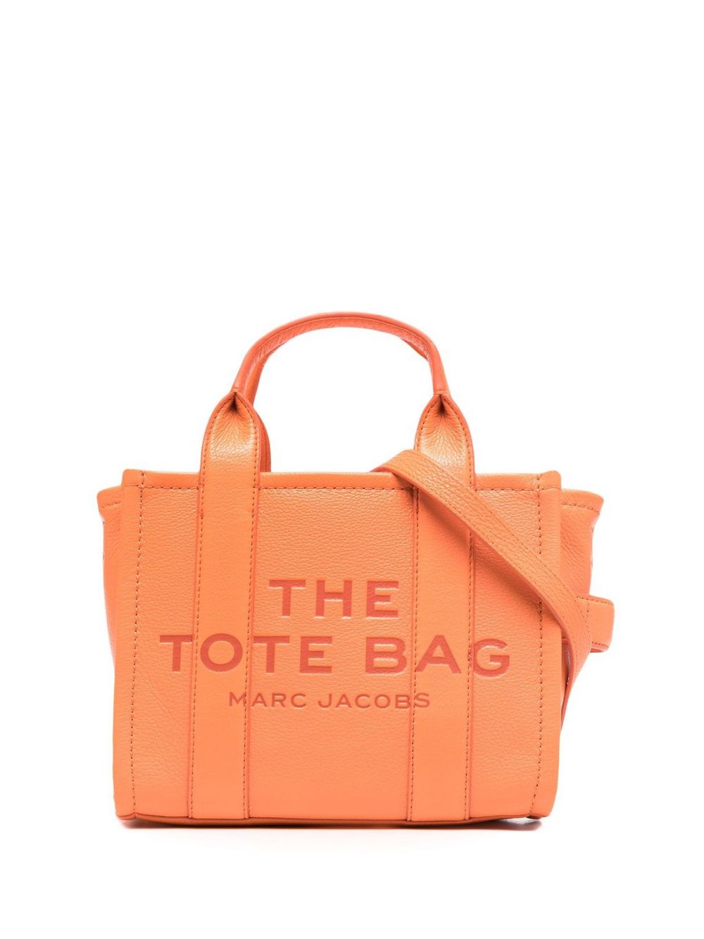 Marc Jacobs The Leather Tote 小号托特包 - 橘色