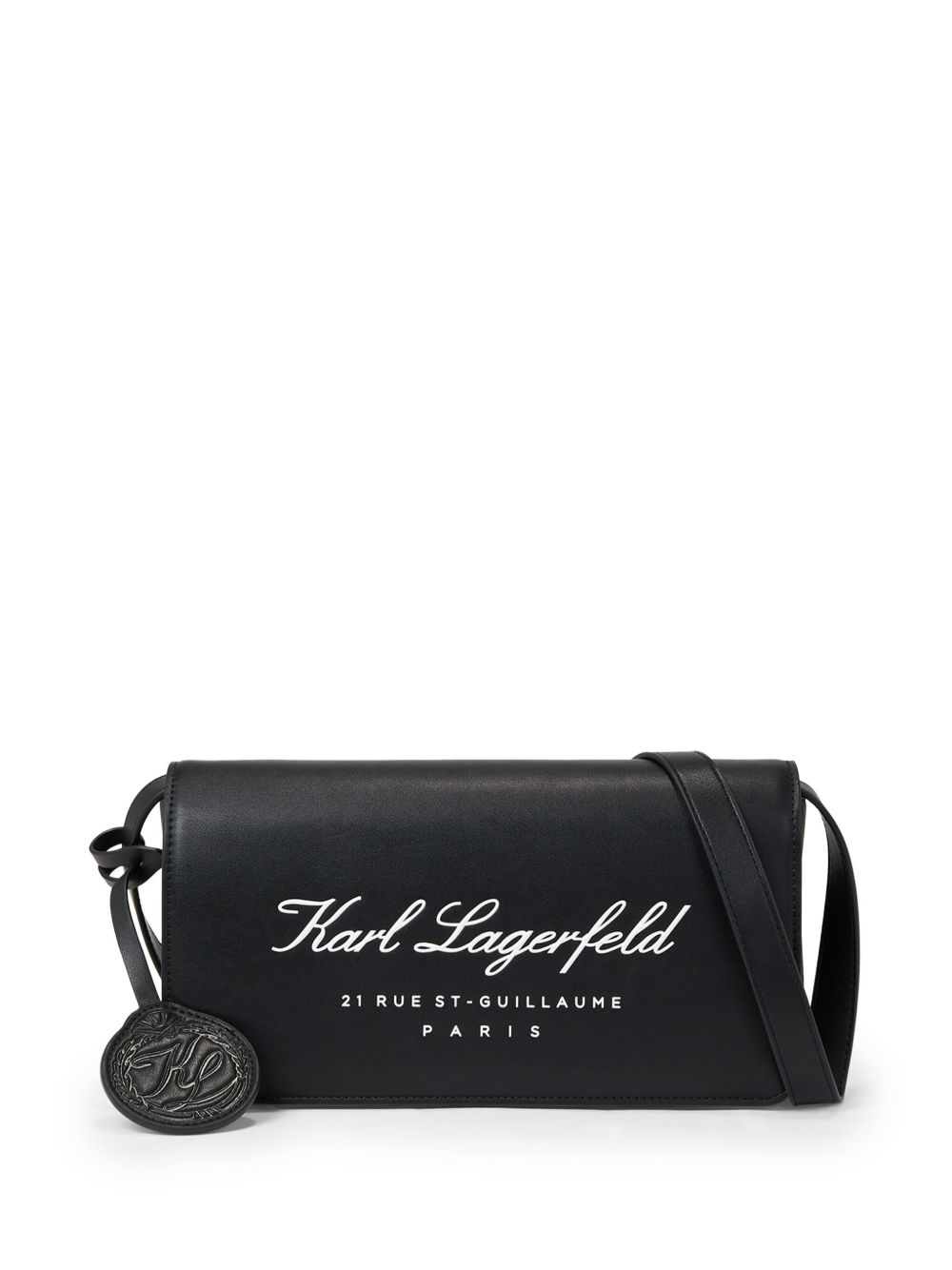 Karl Lagerfeld Hotel Karl 单肩包 - 黑色