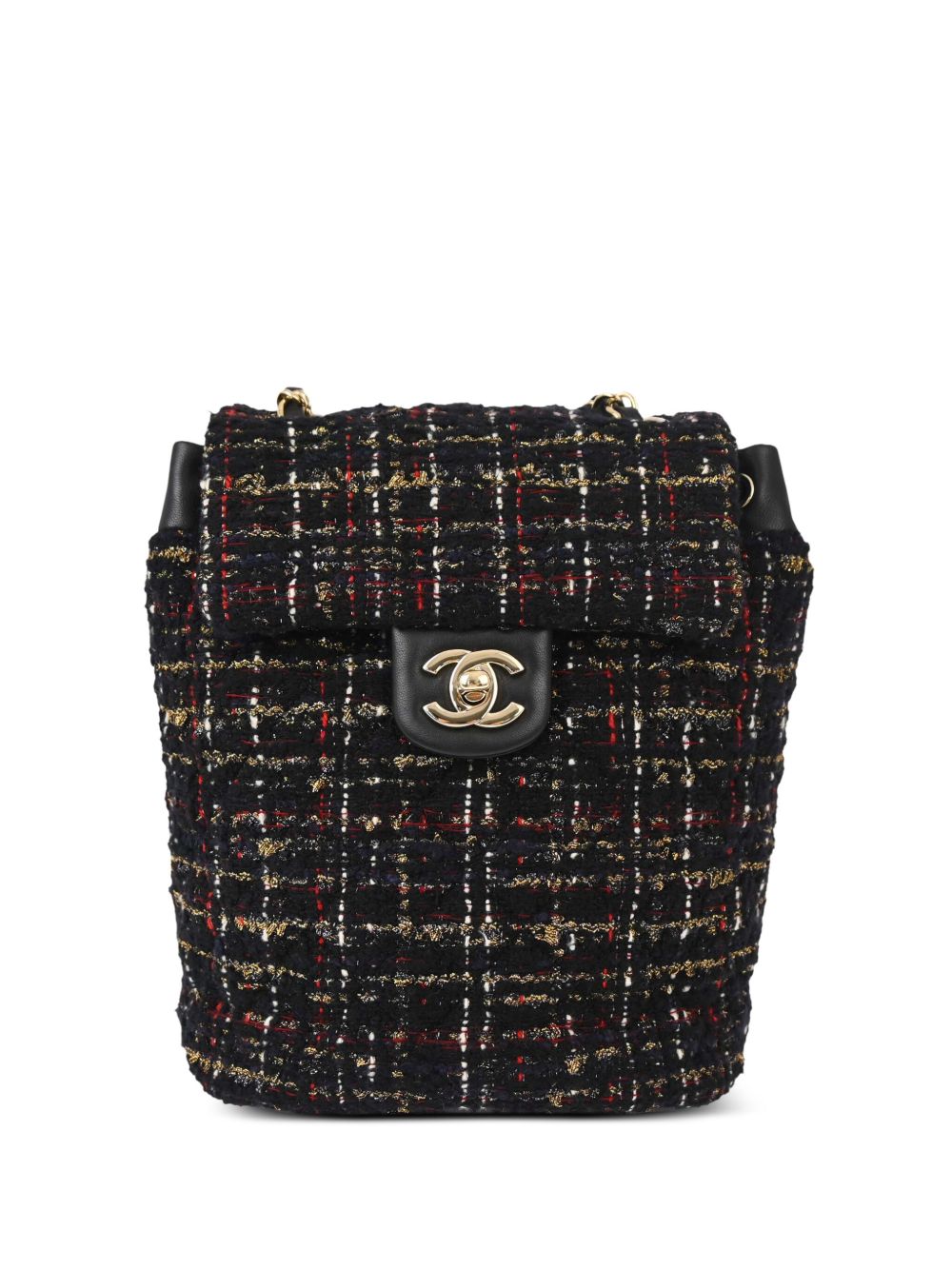 CHANEL Pre-Owned Urban Spirit 迷你双肩包（2019年典藏款） - 黑色
