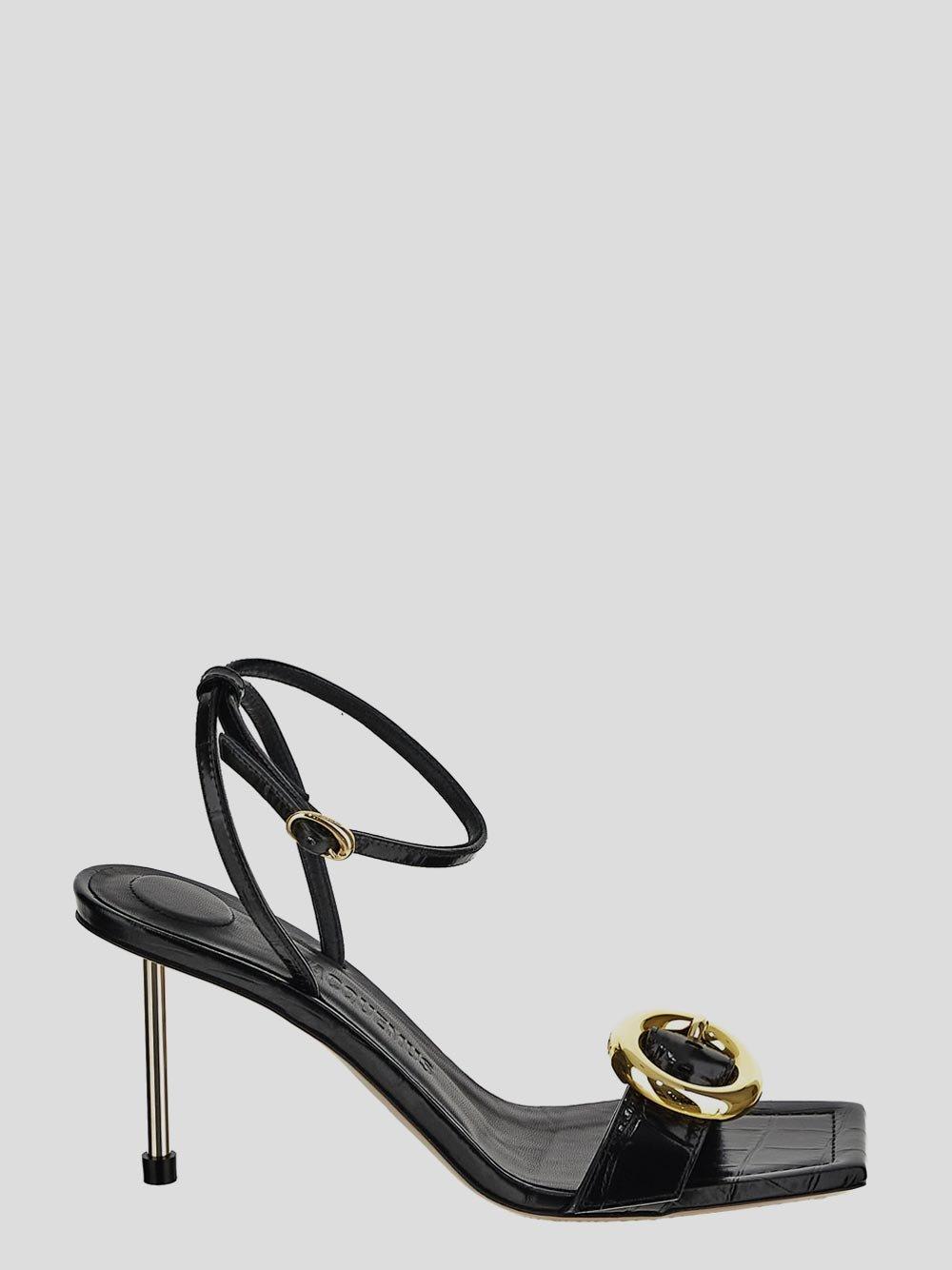 Jacquemus Les Sandales Regalo Circle Square Sling-backs