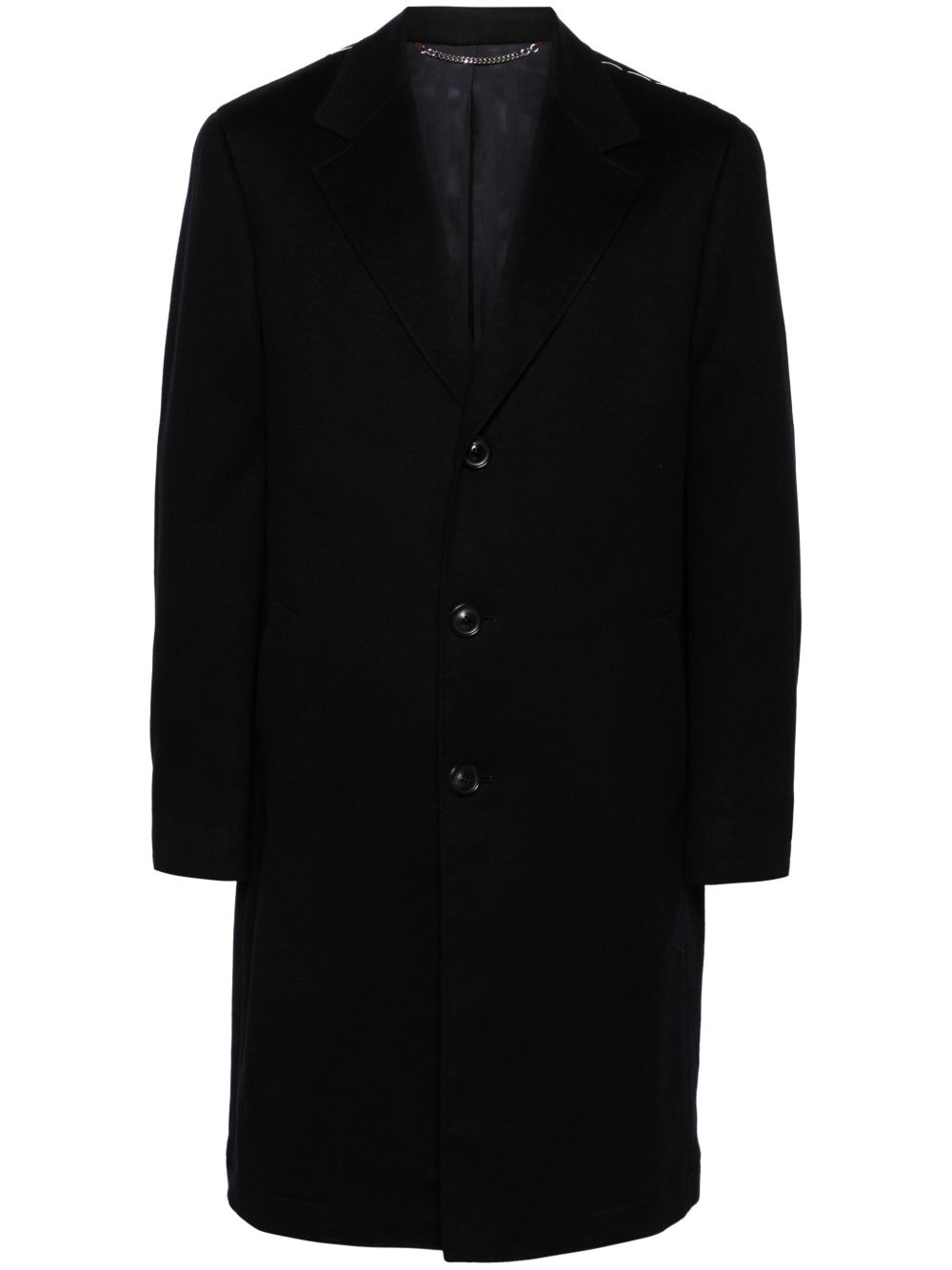 Canali 羊绒外套 - 蓝色