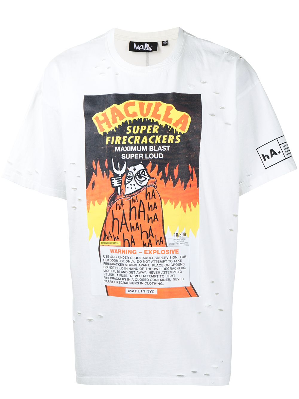Haculla Firecracker Vintage T恤 - 白色