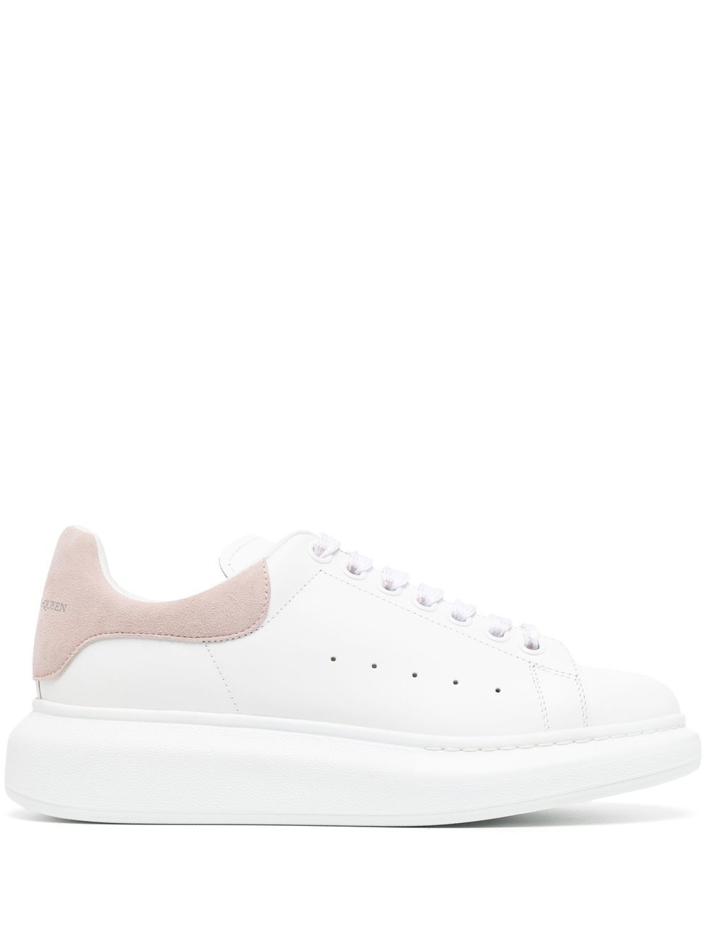 Alexander McQueen 厚底滑板鞋 - 白色