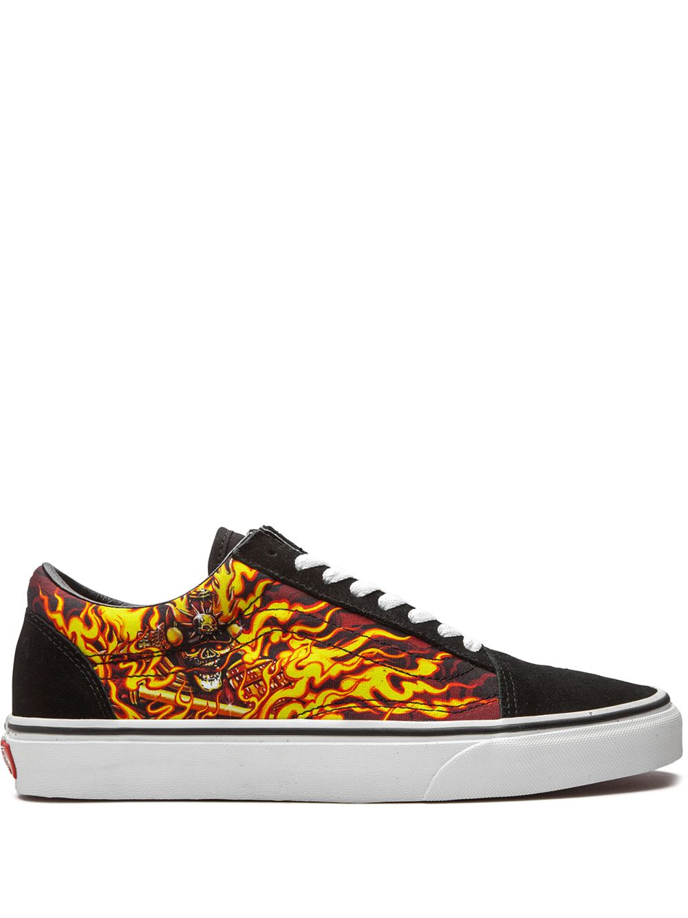 Vans Old Skool 火焰板鞋 - 黑色