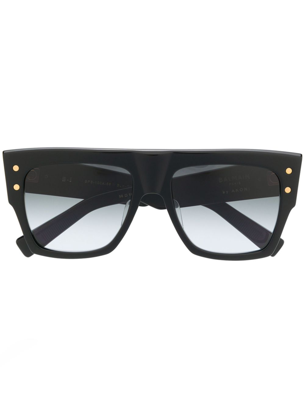 Balmain Eyewear 巴尔曼 渐色镜片太阳眼镜 - 黑色