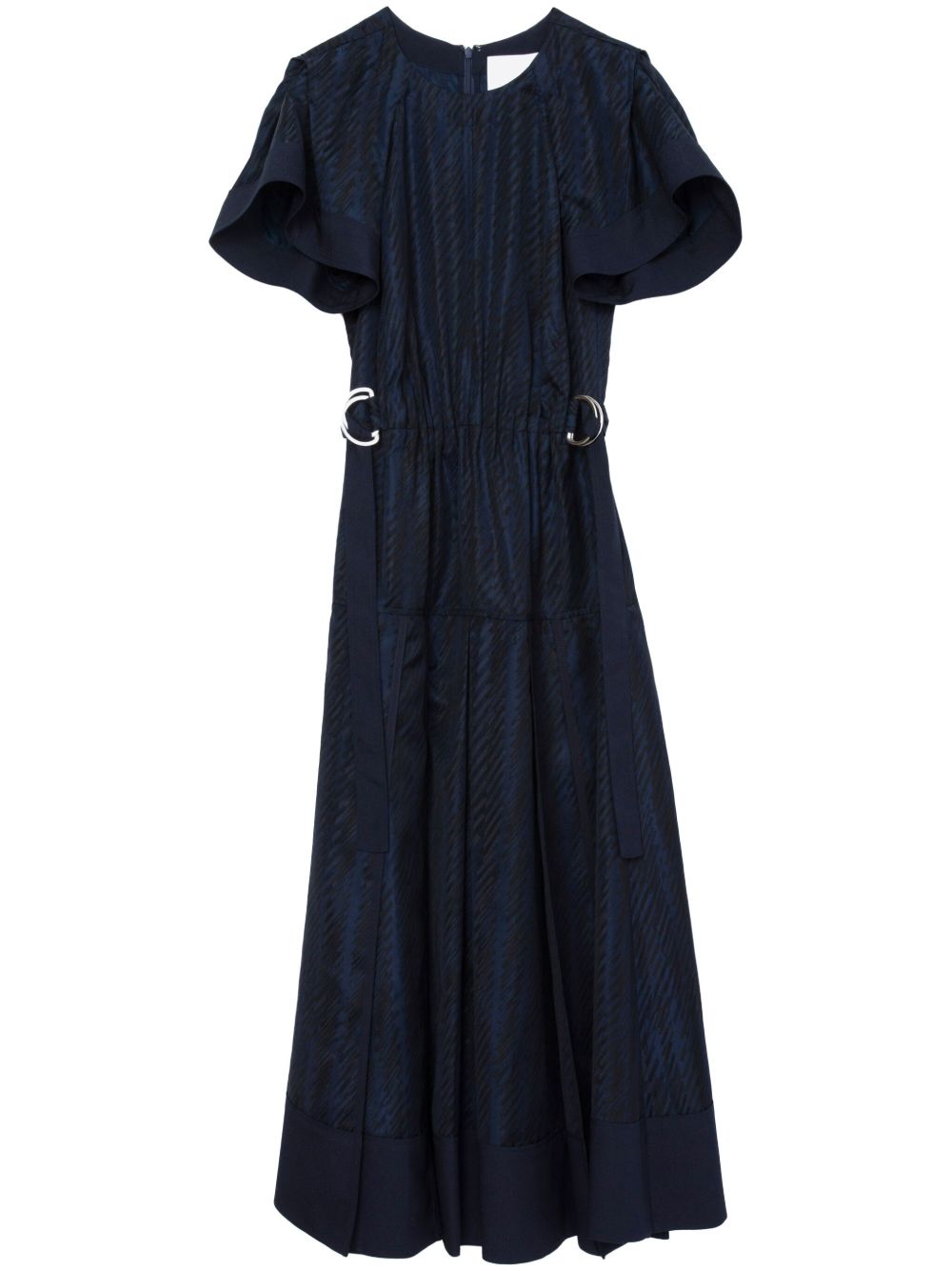 3.1 Phillip Lim 垂坠设计中长连衣裙 - 蓝色