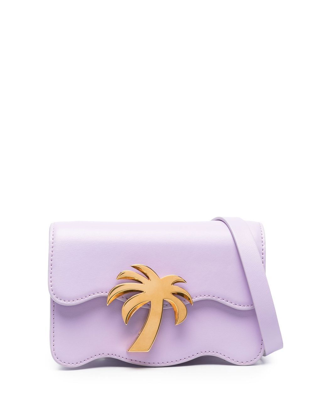 Palm Angels logo标牌单肩包 - 紫色