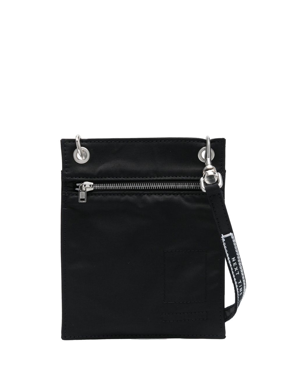 Rick Owens Security Pocket 皮质手提包 - 黑色
