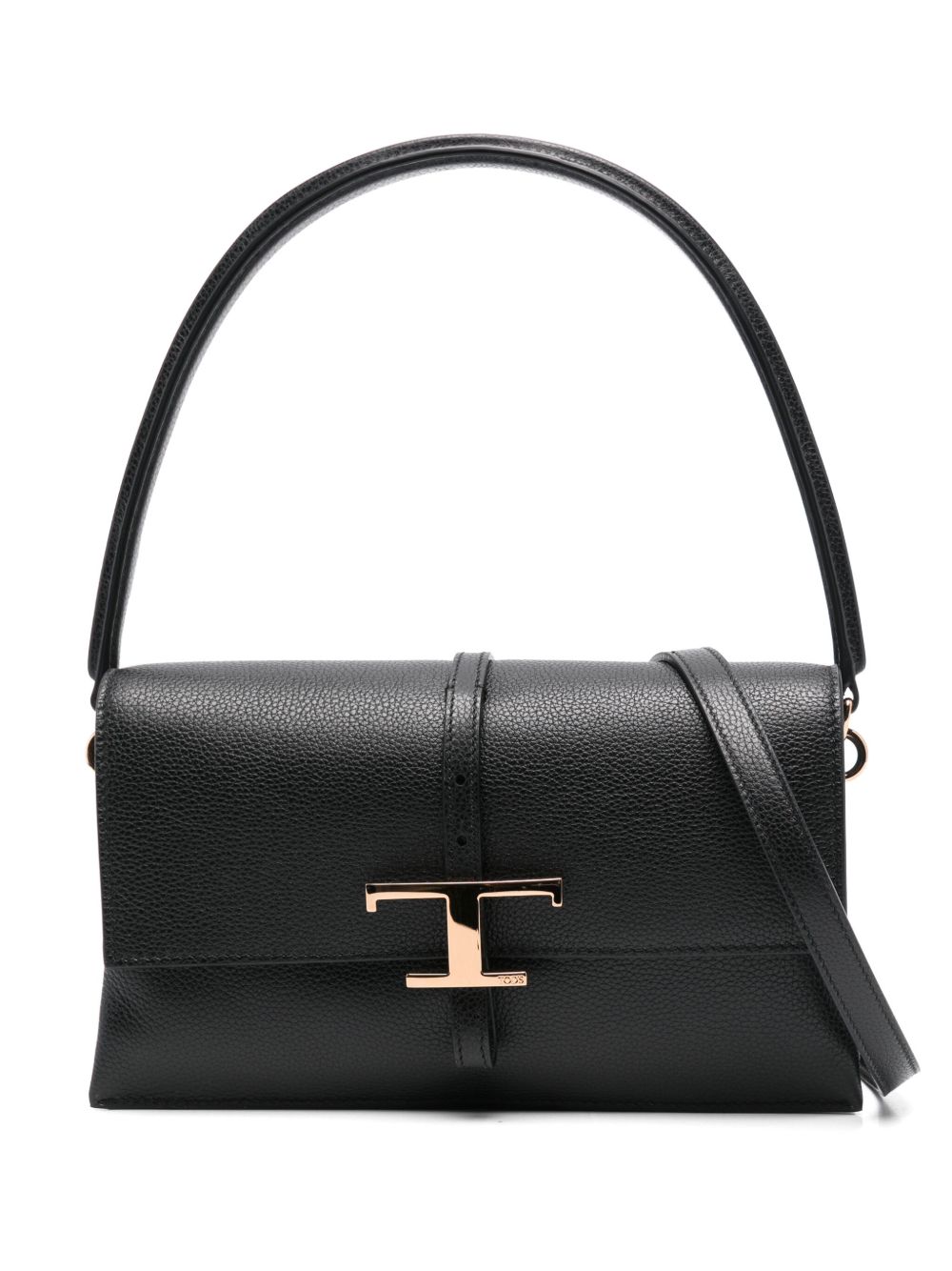 Tod's T Timeless 迷你斜挎包 - 黑色