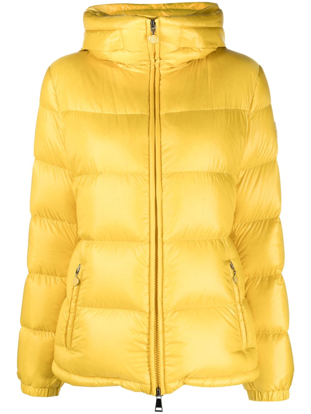 Moncler Douro 连帽绗缝夹克 - 黄色