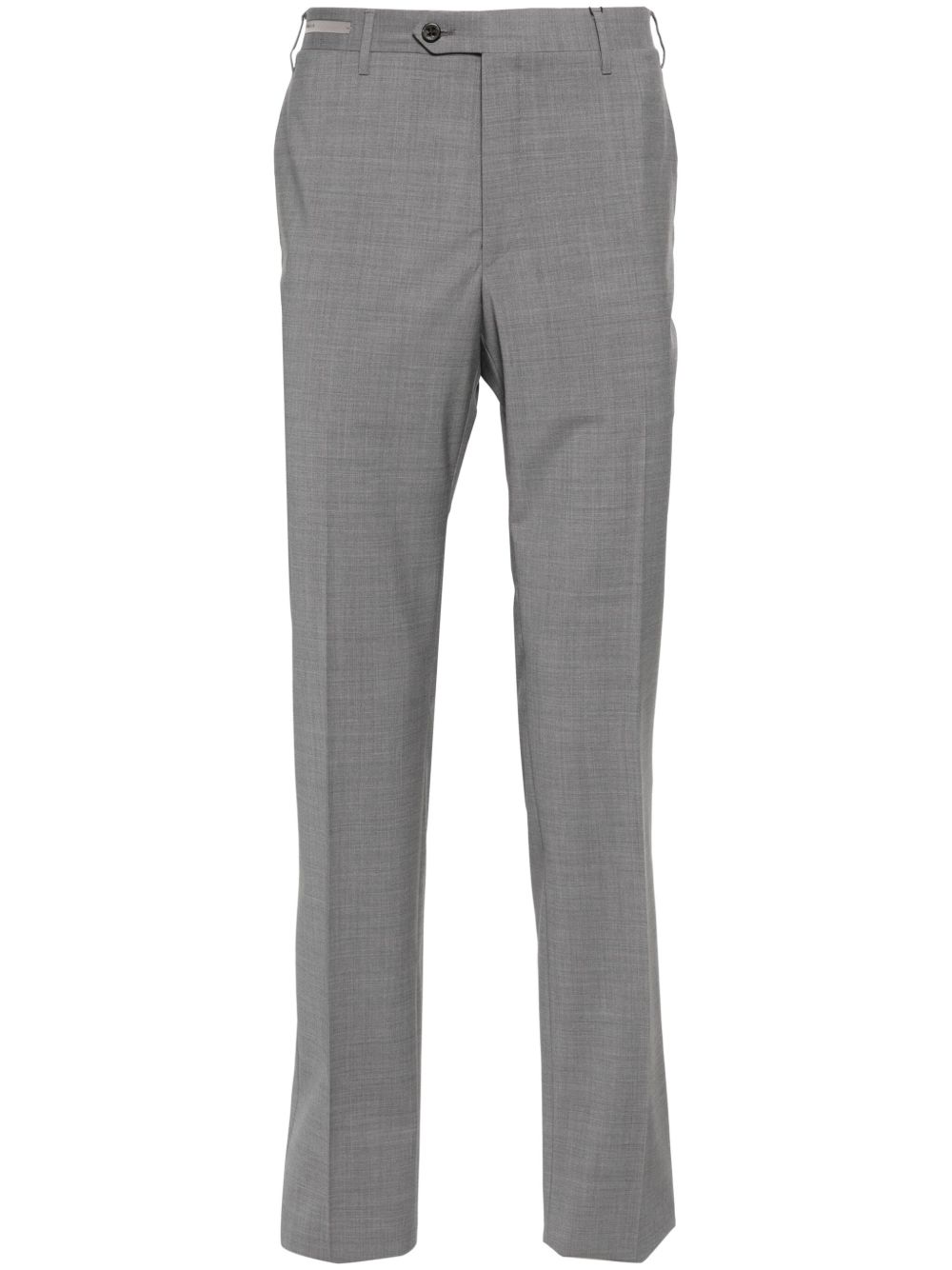 Corneliani 纯色锥形裤 - 灰色