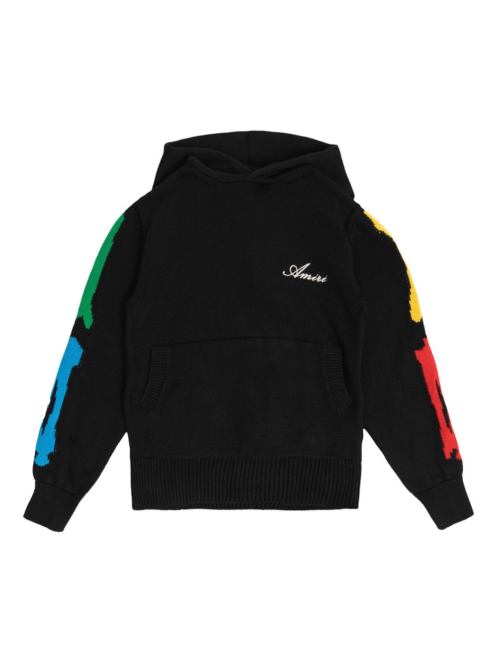 AMIRI KIDS 针织连帽衫 - 黑色