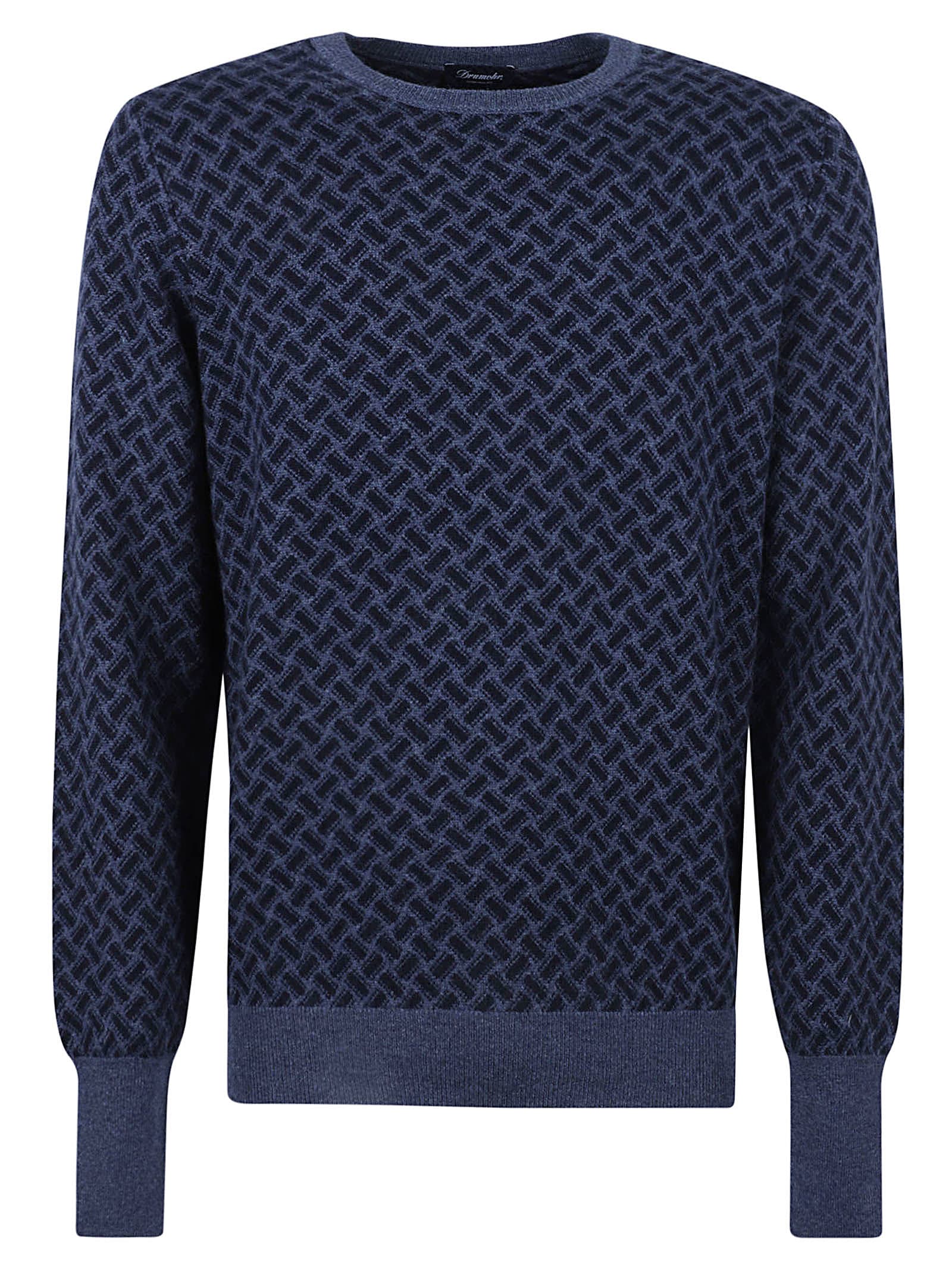 Drumohr Patterned Rib Sweater Sweater