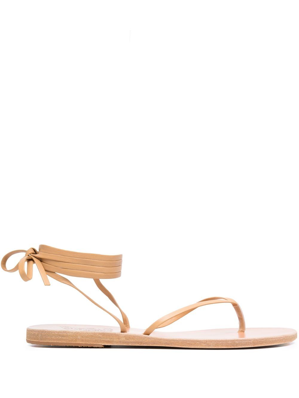 Ancient Greek Sandals 皮质裹踝凉鞋 - 中性色