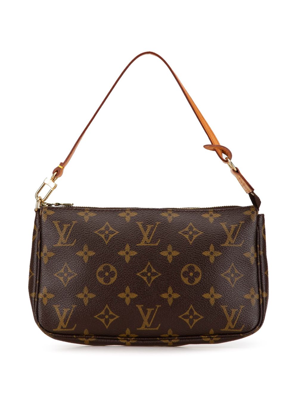 Louis Vuitton Pre-Owned Monogram Pochette Accessoires 单肩包（2001年典藏款） - 褐色