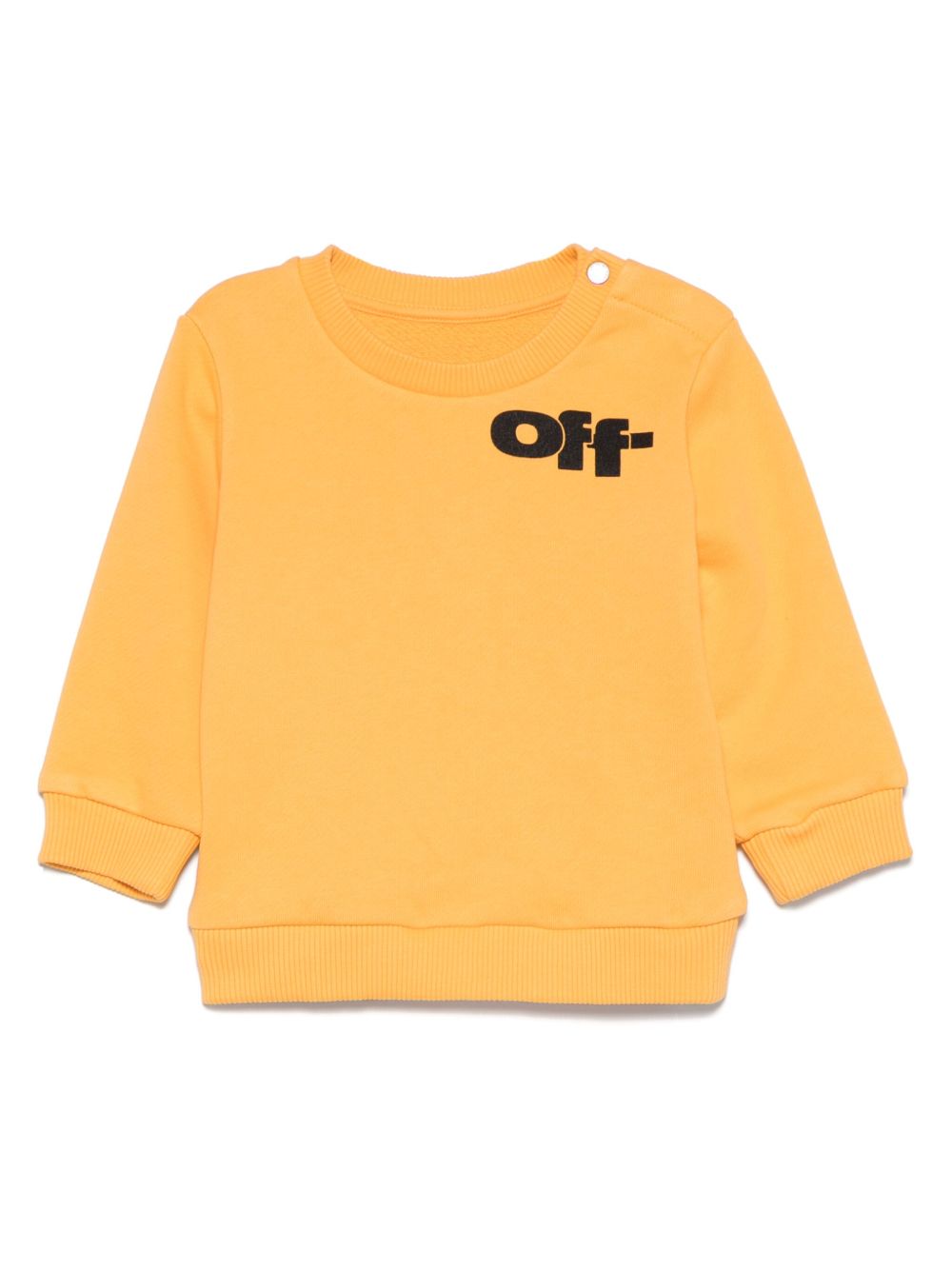 Off-White Kids Type Graphic 卫衣 - 黄色
