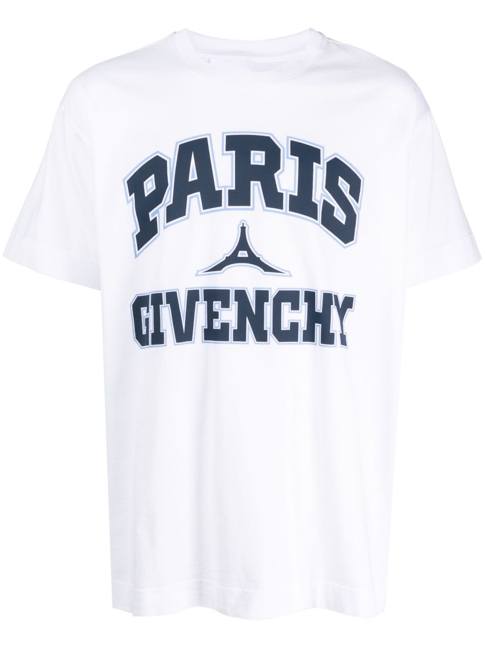 Givenchy logo印花棉T恤 - 白色