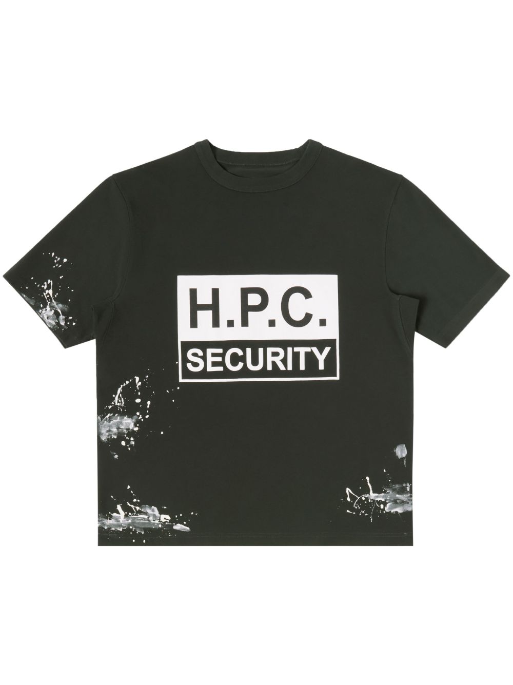 Heron Preston Security logo印花棉T恤 - 黑色