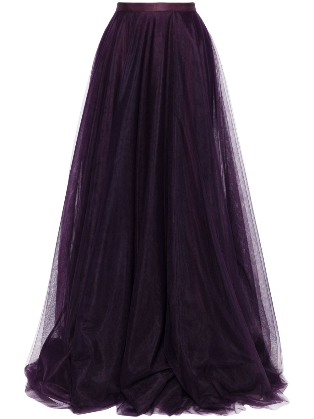 Jenny Packham Hana 伞形超长半身裙 - 紫色
