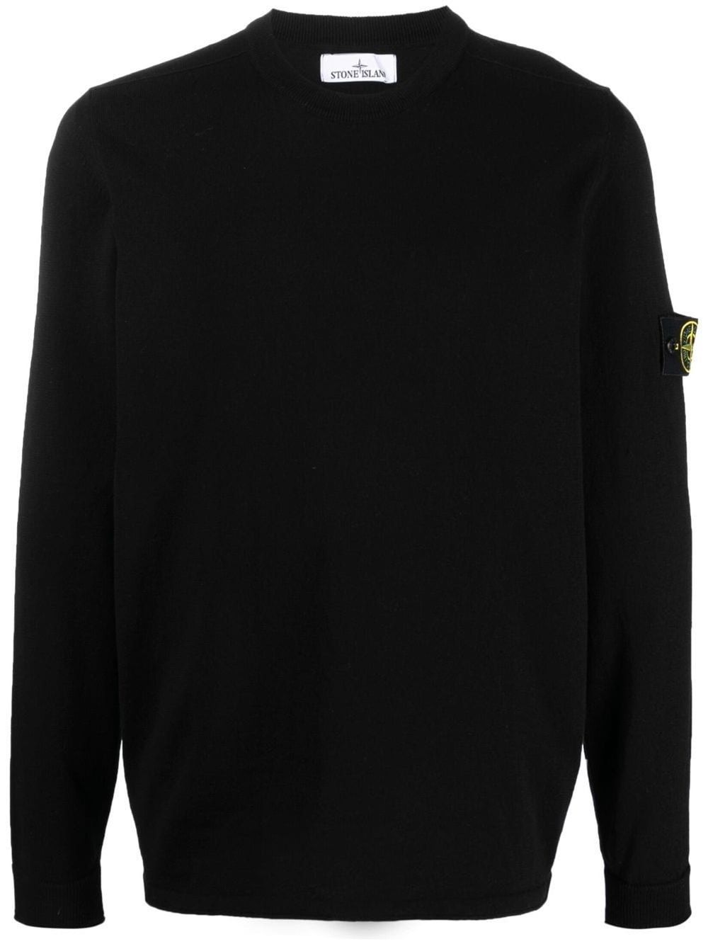 Stone Island 圆领卫衣 - 黑色