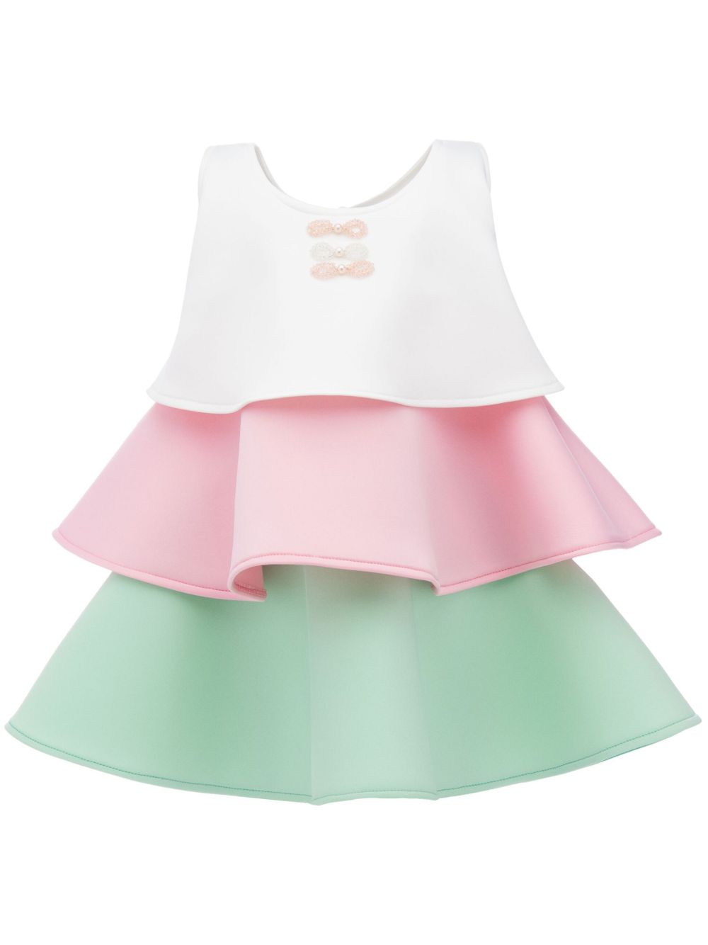 Mimi Tutu Zoe 分层式连衣裙 - 白色