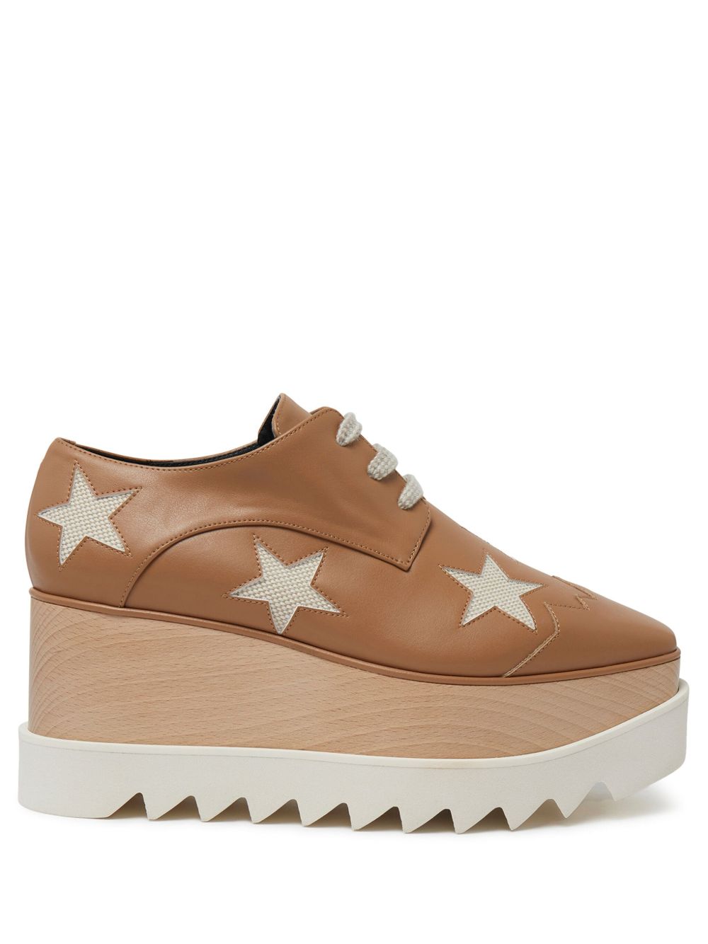 Stella McCartney Elyse Star 厚底布洛克鞋 - 中性色