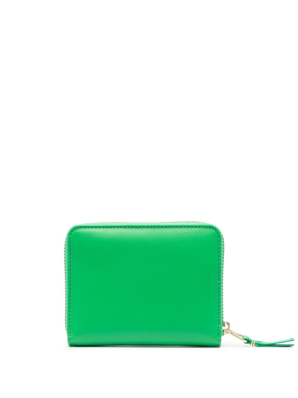 Comme Des Garçons Wallet 皮质拉链钱包 - 绿色