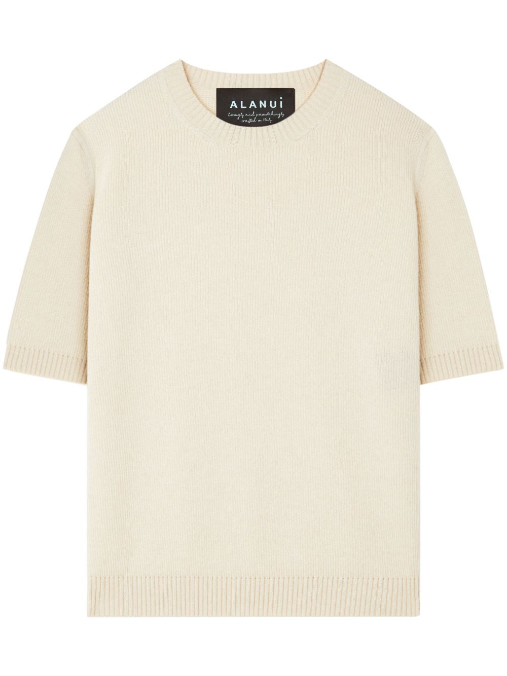 Alanui A Finest Knit 罗纹T恤 - 中性色