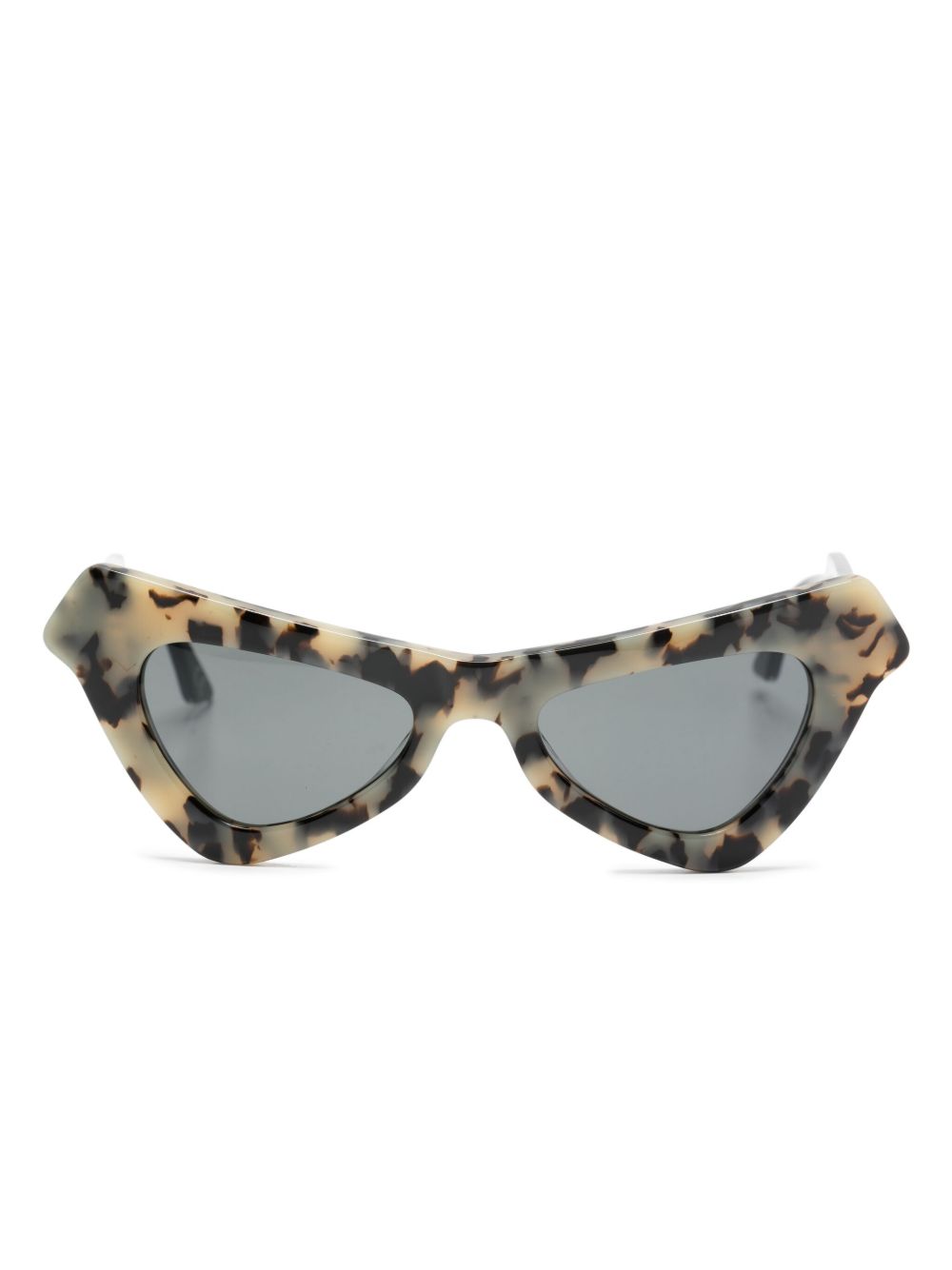 Marni Eyewear Fairy Pool 三角形镜框太阳眼镜 - 黑色