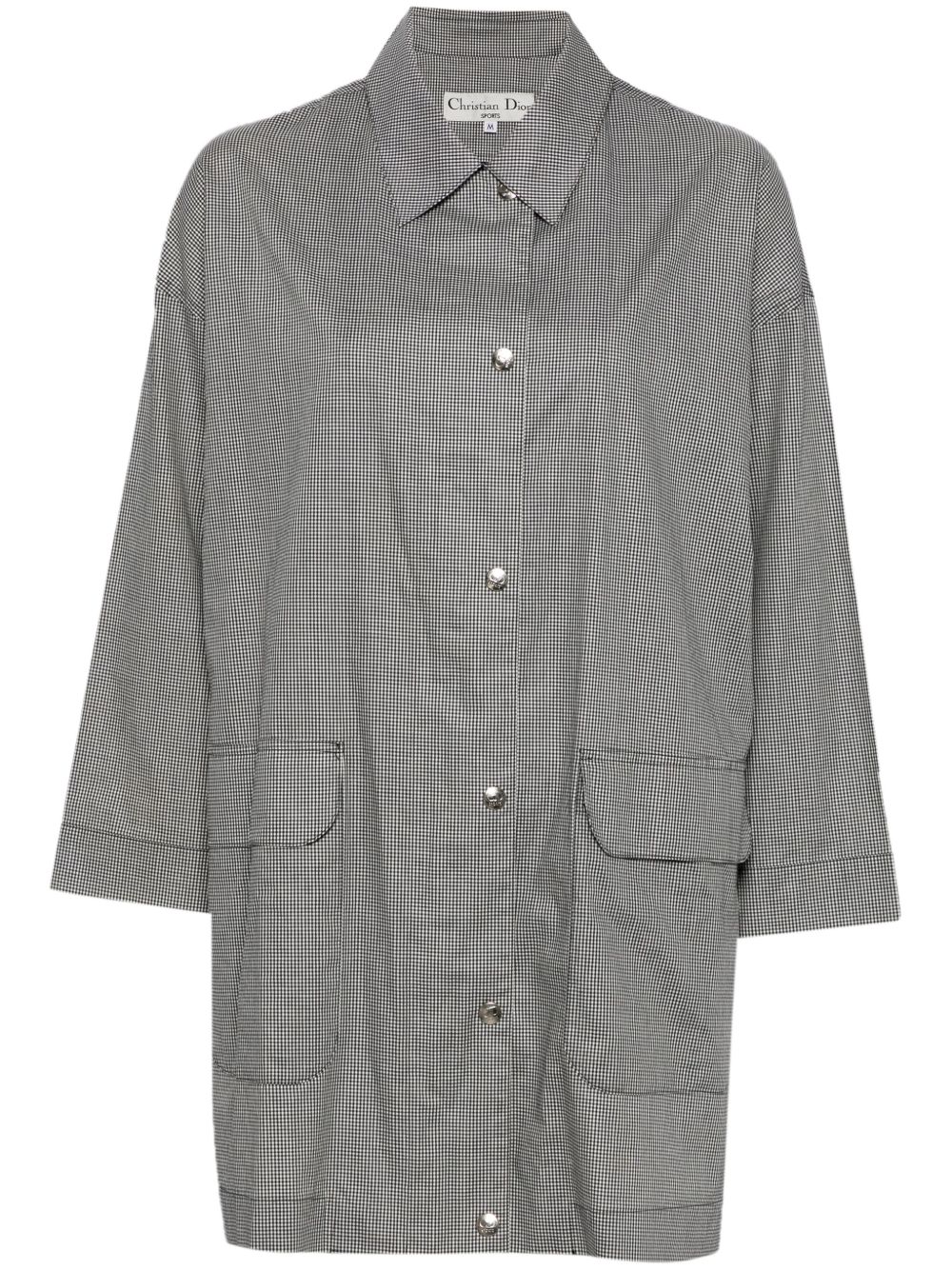 Christian Dior Pre-Owned 经典长款外套（典藏款） - 黑色