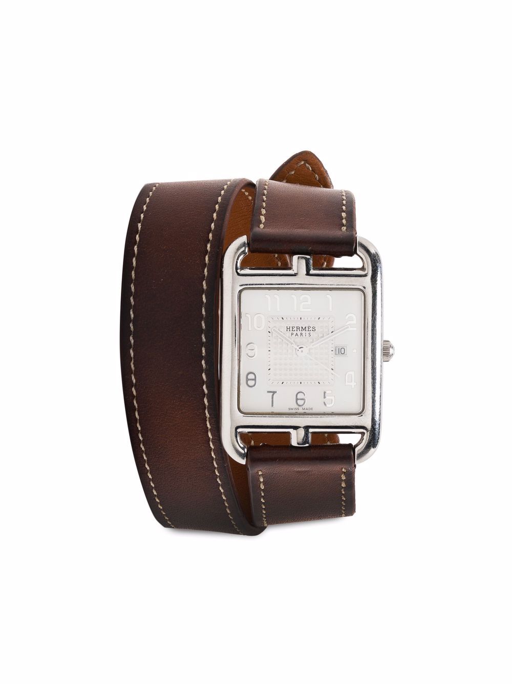 Hermès Pre-Owned Cape Cod 25毫米腕表（2010年典藏款） - 白色