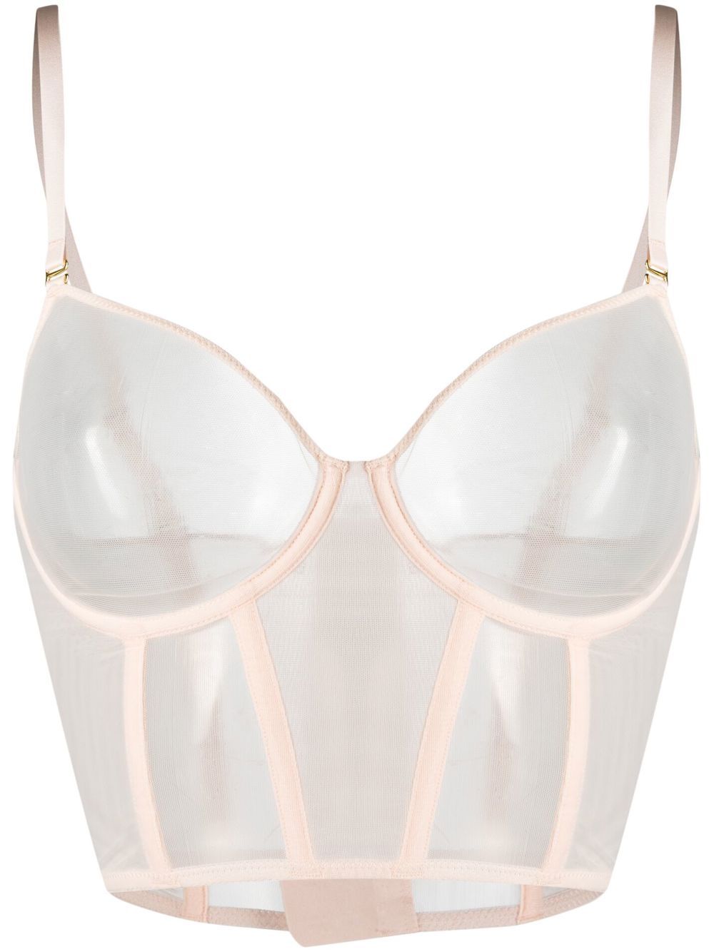 Maison Close L'Amoureuse Soutien Gorge 紧胸衣式文胸 - 粉色