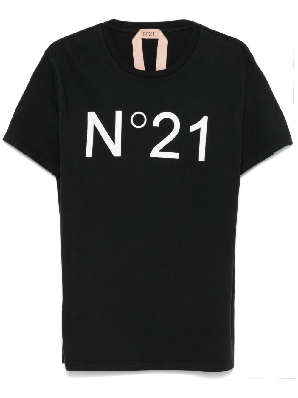 Nº21 logo印花T恤 - 黑色