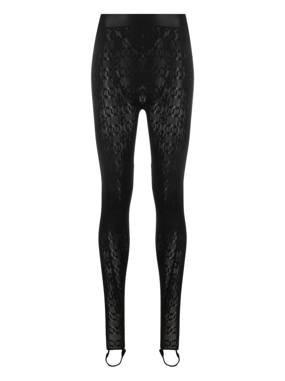 Wolford x Simkhai 经编打底裤 - 黑色