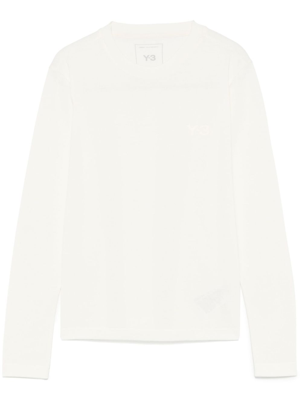 Y-3 橡胶logo T恤 - 白色