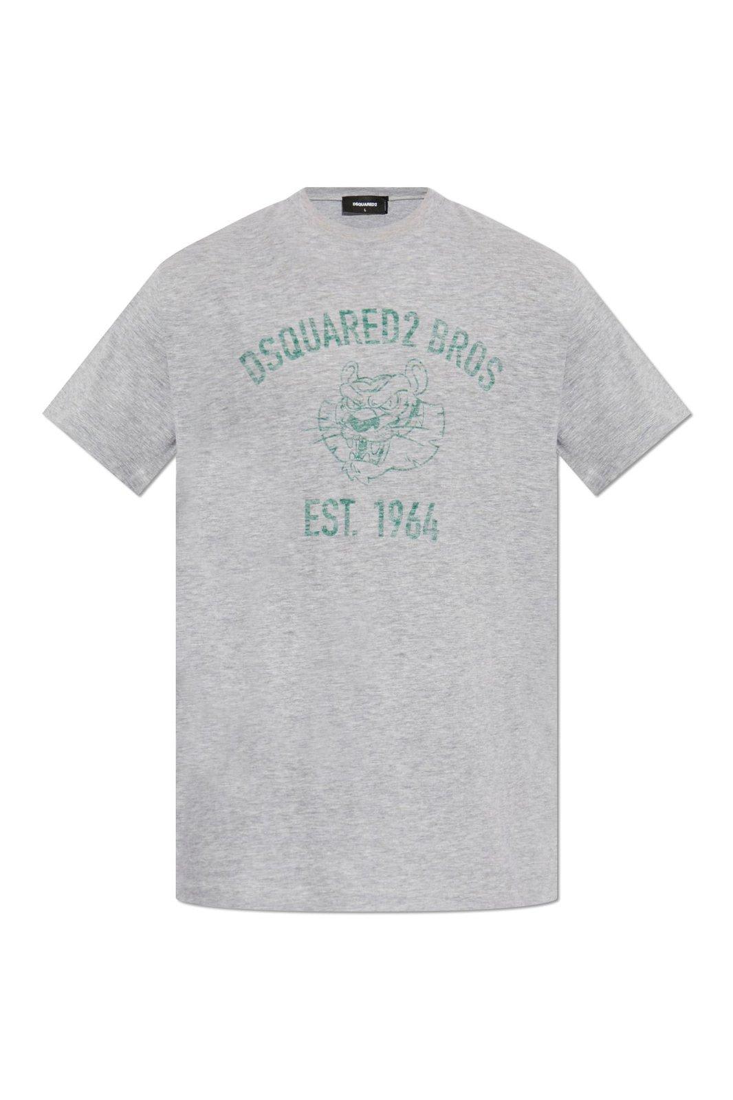Dsquared2 Logo印花圆领T恤