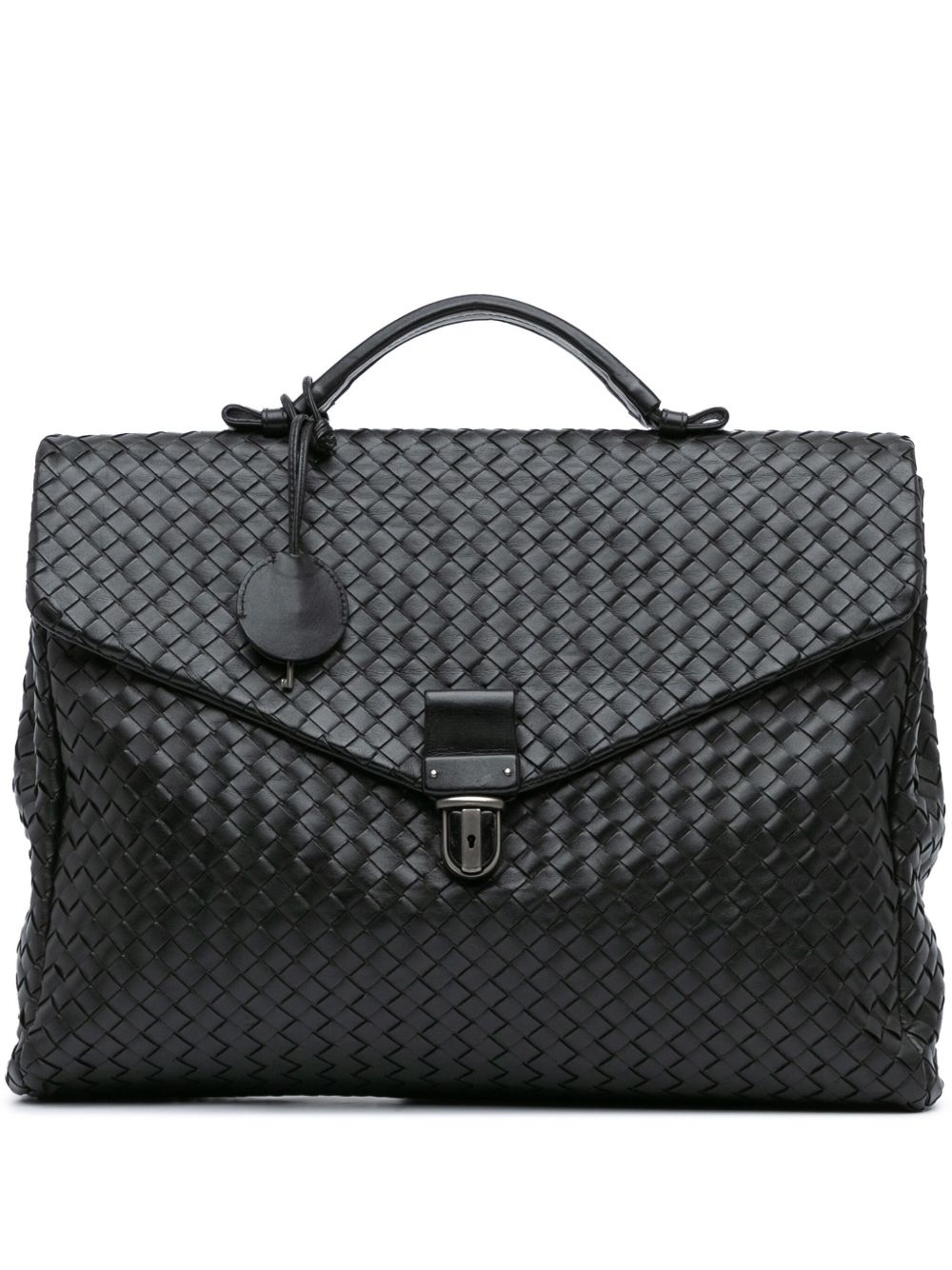 Bottega Veneta Pre-Owned 2012-2023 Intrecciato Briefcase business bag - 黑色