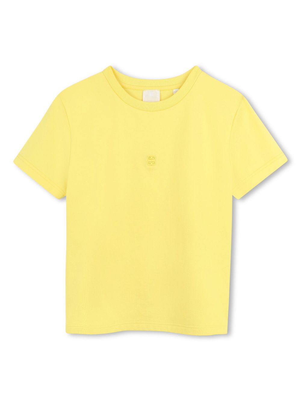 Givenchy Kids 4G 标牌T恤 - 黄色